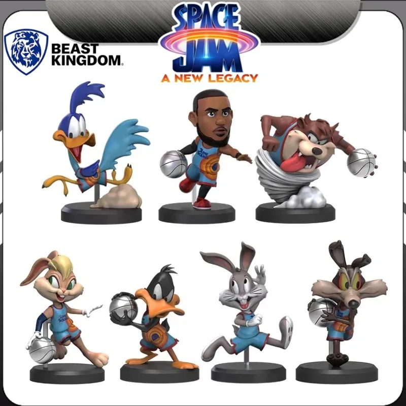 Set de Mini Figuras Coleccionables Space Jam: A New Legacy de Beast Kingdom, LeBron, Bugs Bunny, Looney Tunes, en Stock
