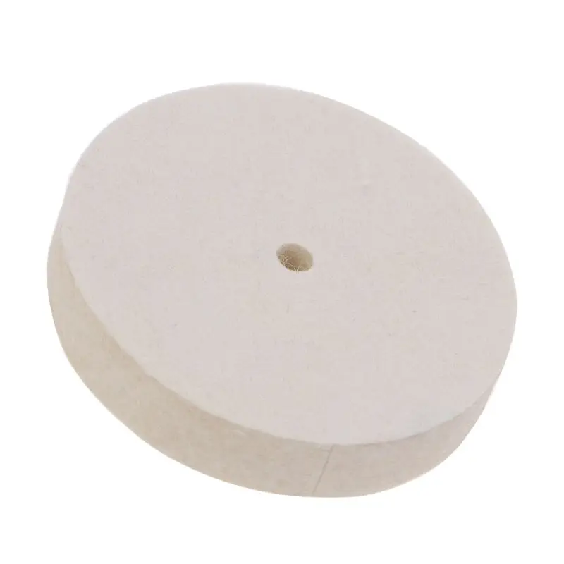 2/4 นิ้วขัดขัดขัดขัดผ้าขนสัตว์ Felt ล้อขัด Abrasive Disc Pad F