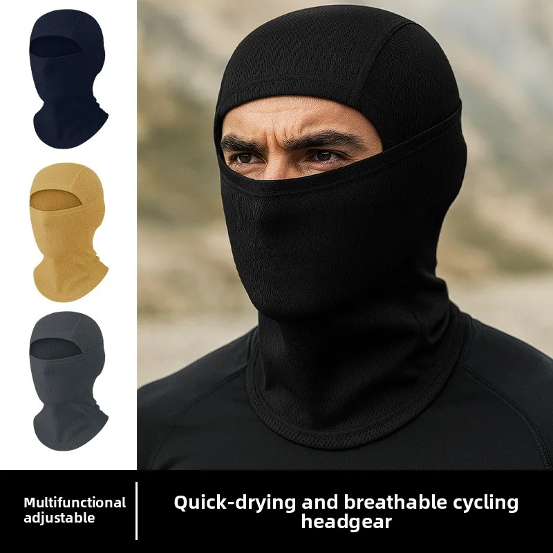 Riding Face Neck Gaiter Full Face Neck Integrated Sun Protection Cover Sweat Absorbent Quick Dry for Summer Outdoor Activities