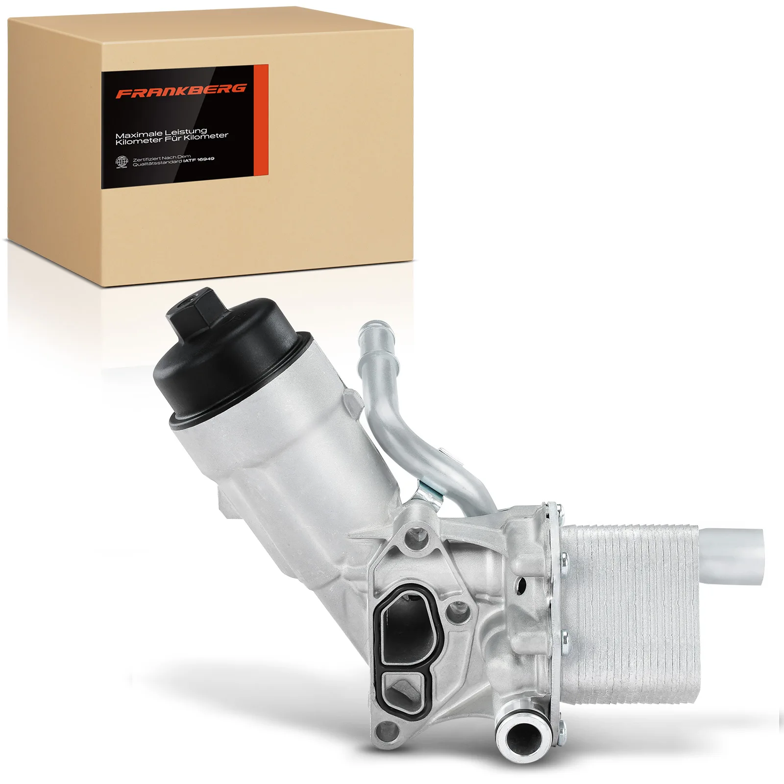 Frankberg 1x Oliekoeler + Oliefilter voor Chevrolet Cruze Opel Astra J Insignia A Zafira C 55566784 650039 V40602098 OL3702H