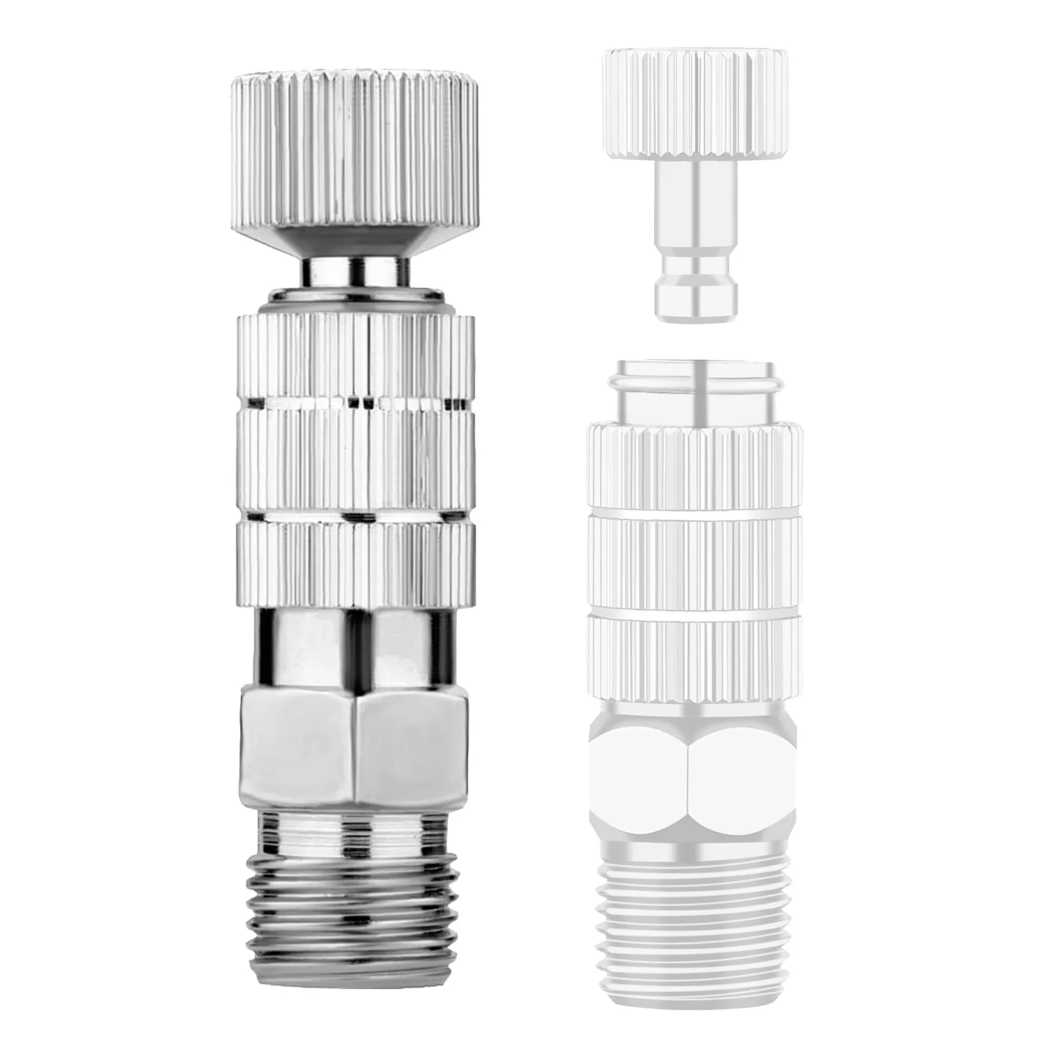JOYSTAR Airbrush quick disconnect coupler release fitting Adapter, 1/8