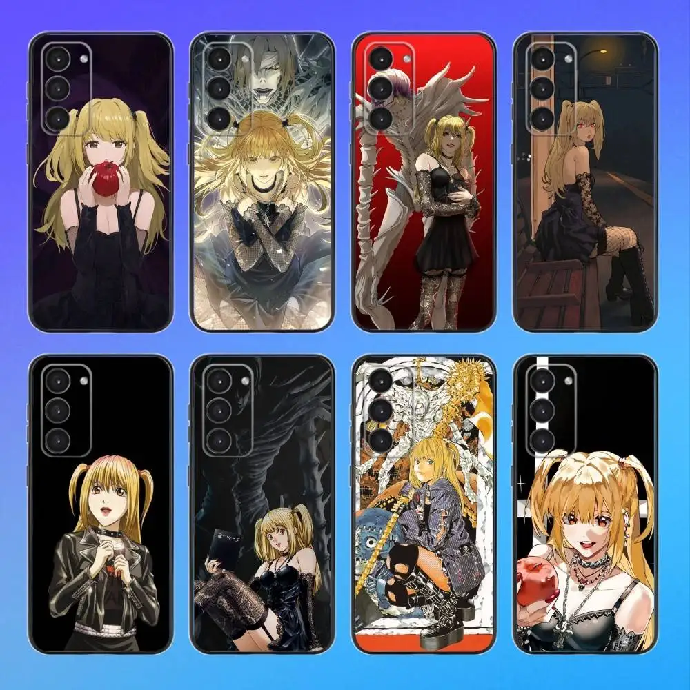

Misa D-Death N-Note Phone Case For Samsung A73,A72,A71,A70,A53,A52,A51 Black Soft Case