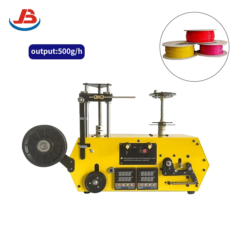 Printer Extruder Recycling Machine Mini 3D Filament Extrusion Machine PP/PS/PE Support Speed Adjustable Automatic