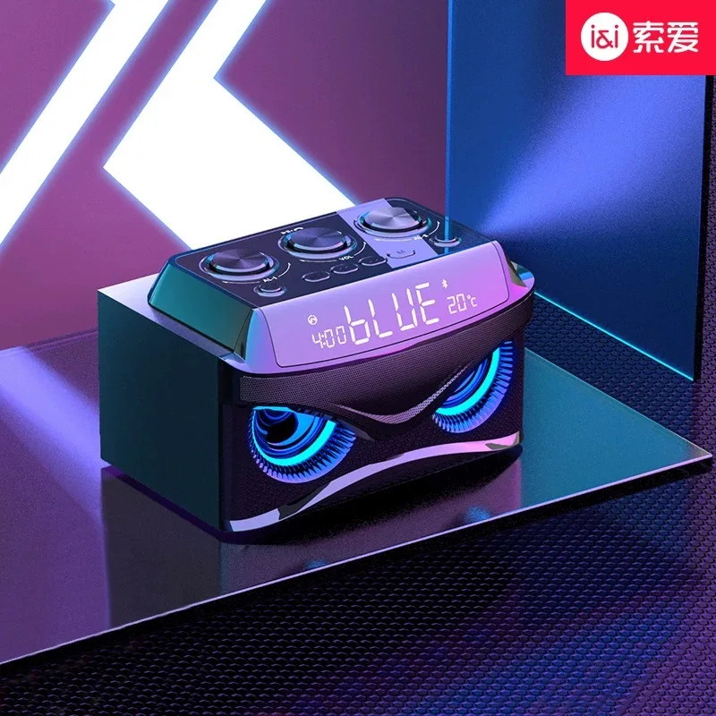 Мини S68 Bluetooth-динамик 3D объемный будильник Радио Super Bass Cannon Ретро Компьютер из цельного дерева Беспроводное аудио Высокое качество Мини S68 Bluetooth-динамик 3D объемный будильник Радио Super Bass Cannon Ретро Компьютер из цельного дерева Беспроводное аудио Высокое качество