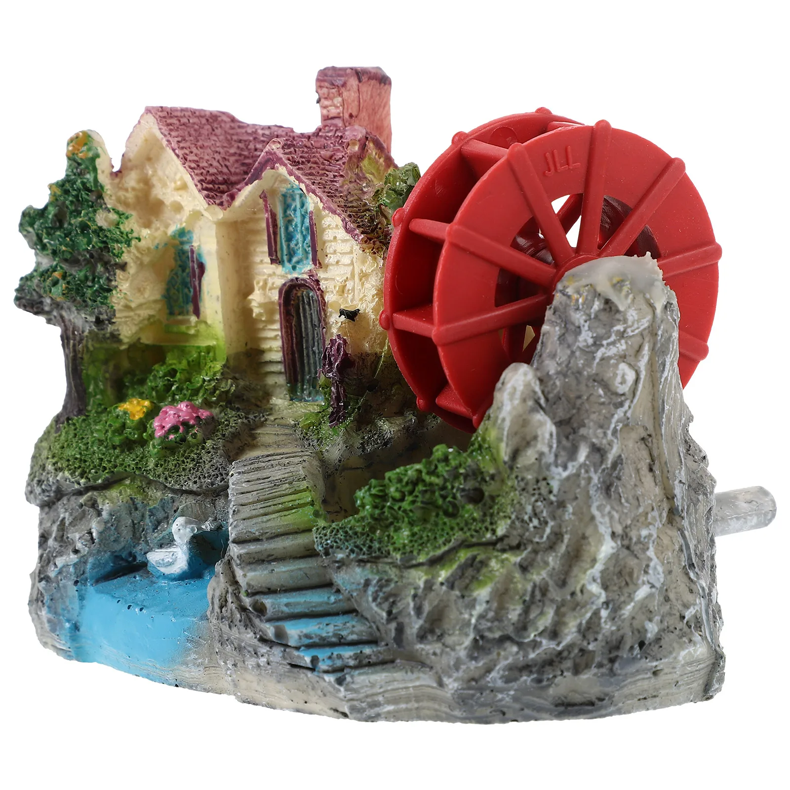 

Resin Villa Fish Tank Adornment Decorative Craft Aquarium L scaping naments Simulation Decor Safe Small Storage Hideout Minnows
