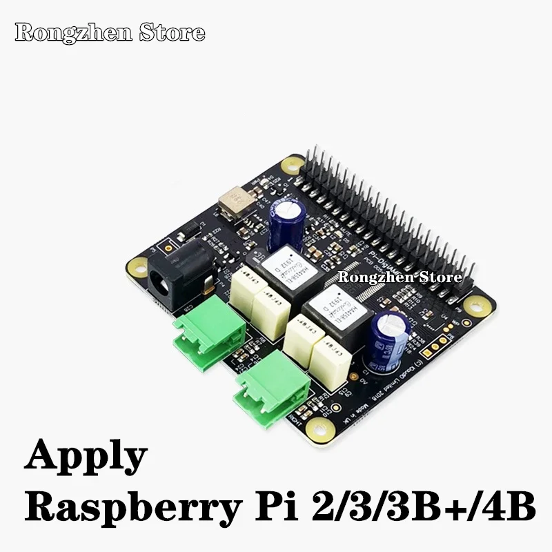 New IQaudio DAC+/DAC Pro/DigiAMP+/Codec Zero For Raspberry Pi Audio Supports With All Raspberry Pi Molde