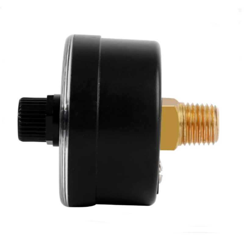 ECX2712B1 مقياس ضغط مرشح حمام السباحة مؤشر قابل للتعديل 0.6MPA 6Bar مقياس 1/4 "NPT