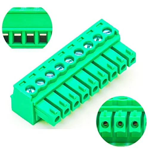 3.5mm 9 Pin Phoenix Connector PCB Screw Terminal Block Connector (4Pcs 3.5M-9Pin)