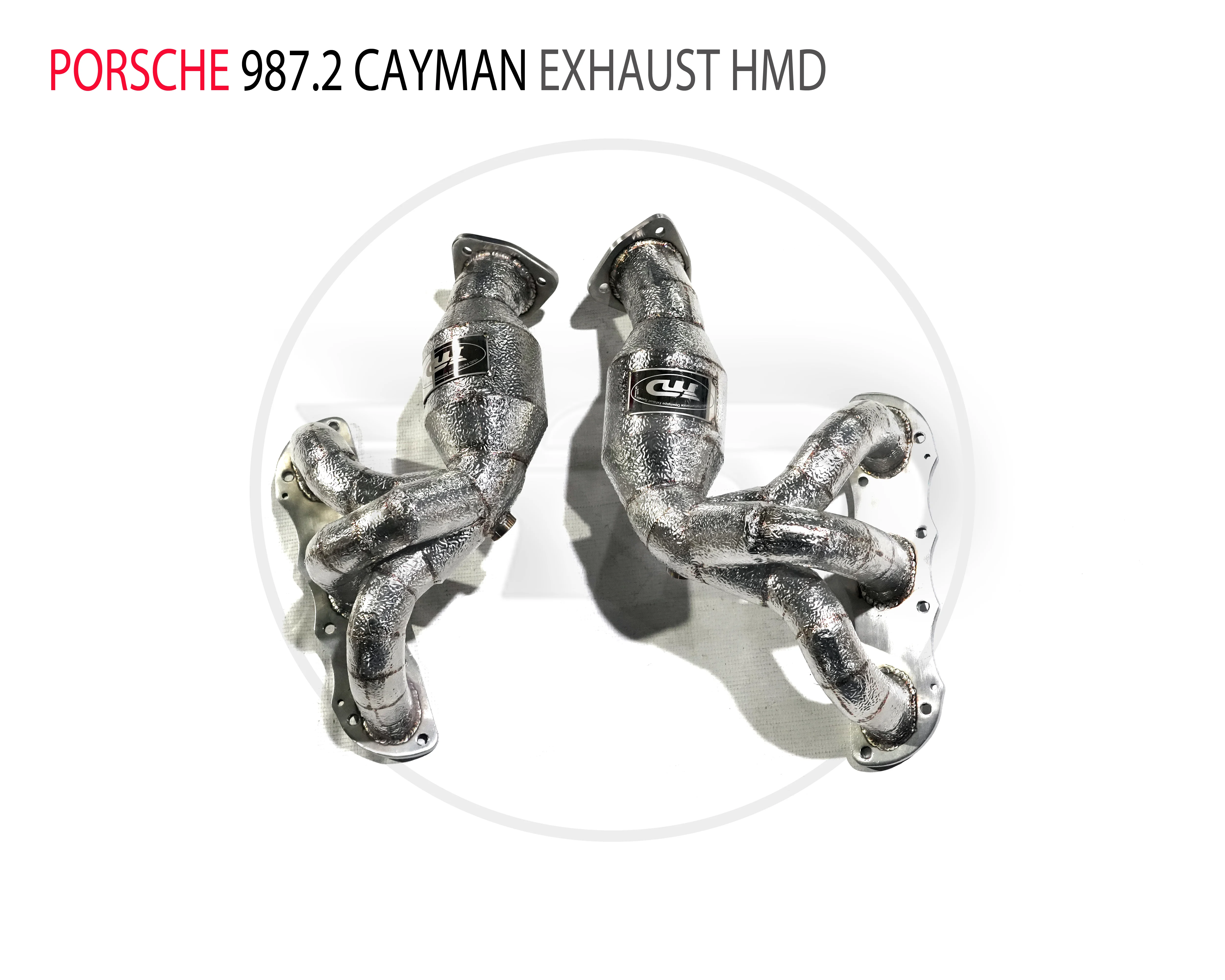 

HMD Exhaust Manifold Autos Accesorios Downpipe for Porsche 987.2 Cayman Boxster Car Accessories With Catalytic Converter Header