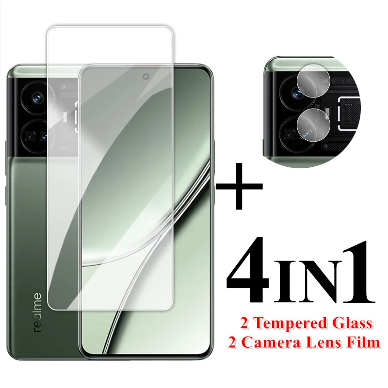 

For Realme GT5 Glass For Realme GT5 240W Tempered Glass 6.74 inch Transparent HD Screen Protector For Realme GT5 Lens Film