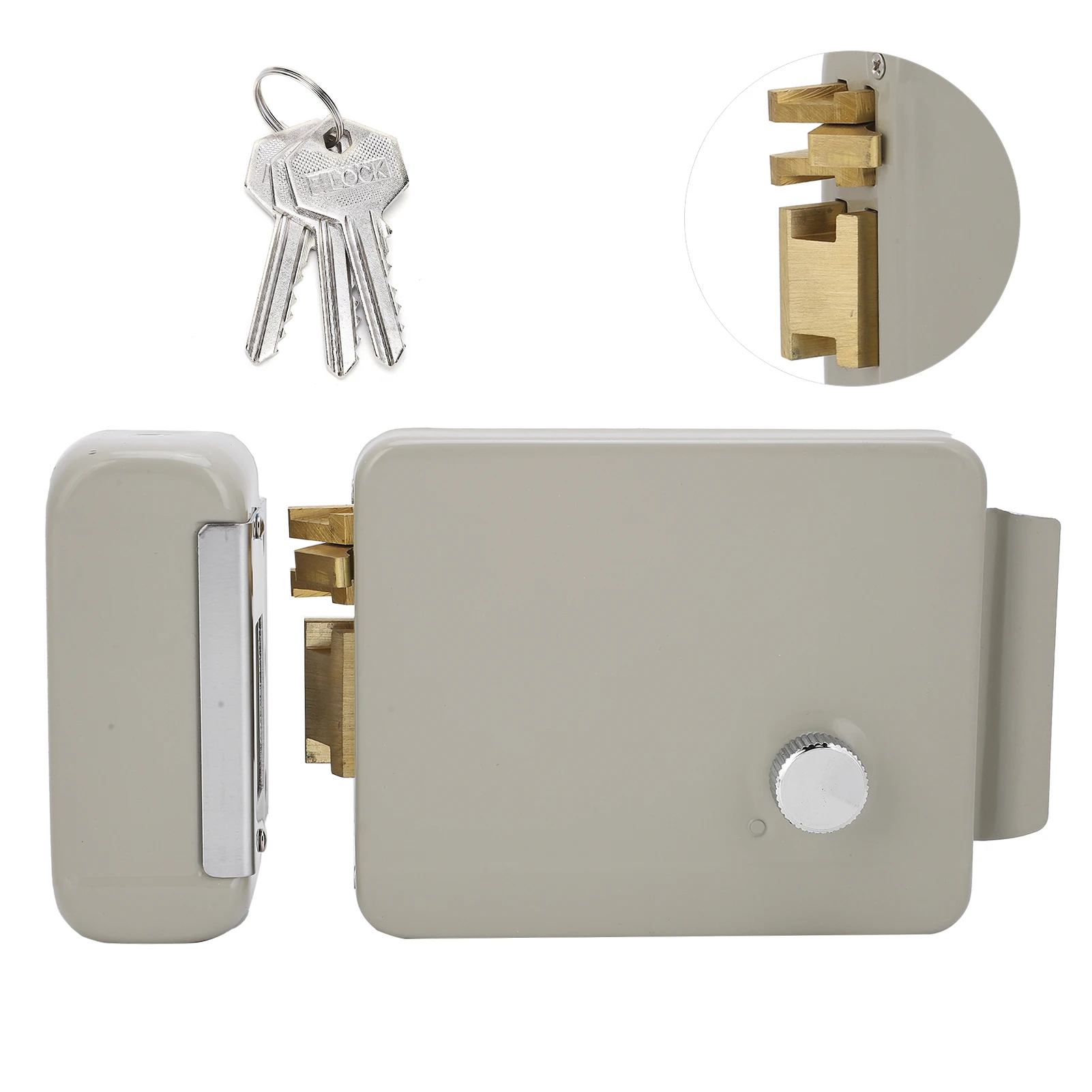 

9-12 В 2-проводной электрический замок управления, чувствительный противоугонный чувствительный защитный дверной доступ для домашней двери, электрический замок управления