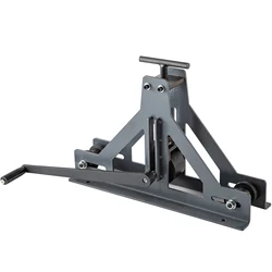 SucceBuy Manual Tube Roller Bender 1-1/2in For Mild Steel Cooper Adjustable Manual Square Rectangular Tube Bending Rolling Tool