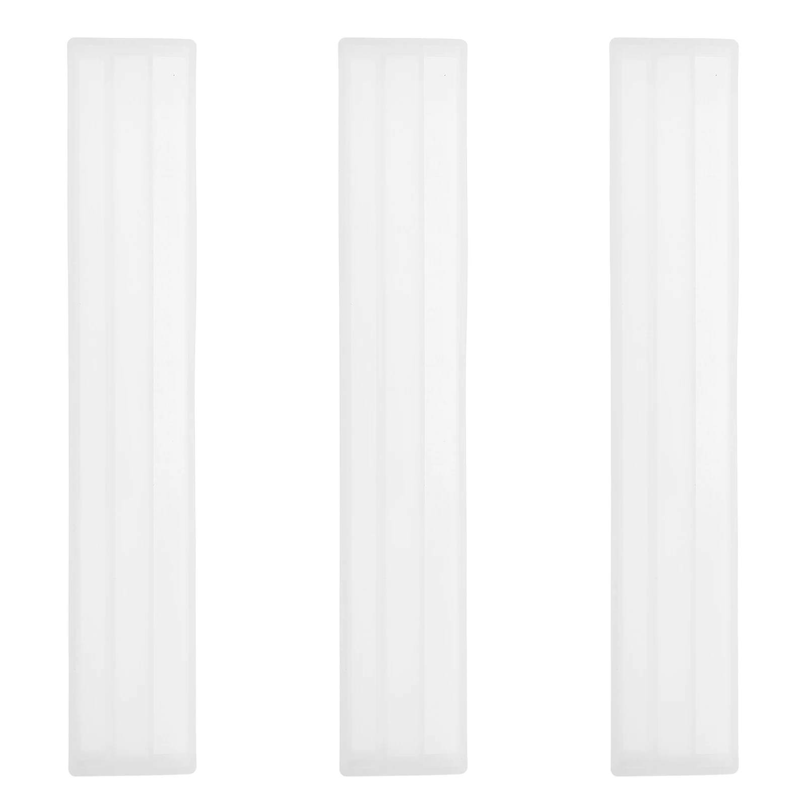 

3pcs Domino Stand Silicone Mold for DIY Epoxy Crystal Holder White Smooth Multi Functional Kitchen Gifts