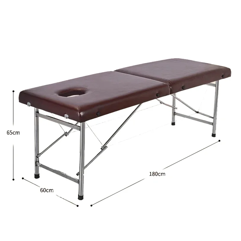 Lash Pedicure Massage Table Spa Chiropractic Manicure Clinic Folding Bed Tanning Portable Lettino Per Massaggi Salon Furniture
