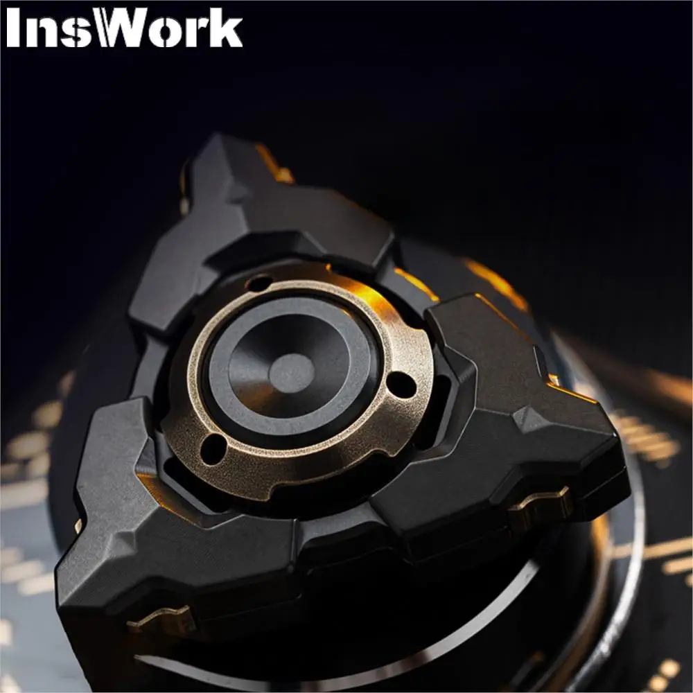 WANWU-spinner EDC en métal avec structure d'attraction magnétique, type armure fendue