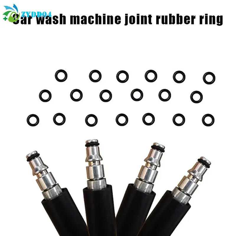 ●50pcs/lot High Pressure Water Gun Cleaning Outlet O-ring Rubber Ring Black Car Wash Machine Accessories image 2