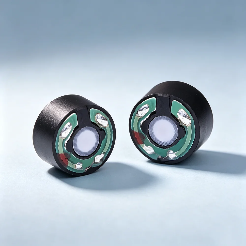 QIGOM 816A 8MM Earphone Driver Unit 18Ω 100dB PU Diaphragm HiFi In-ear Dynamic, Elastic Deep Bass, Precise Vocal Resolution