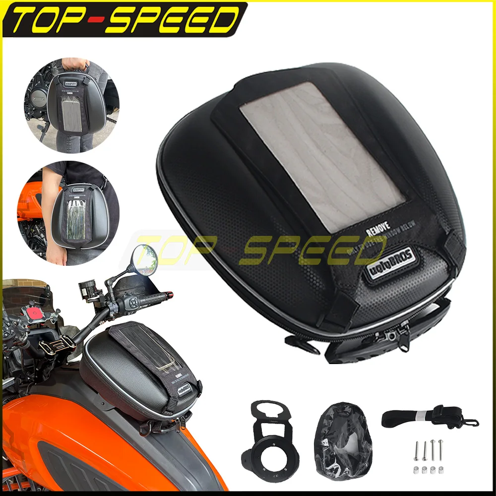 

Tank Bag Motorcycle Waterproof Luggage Tanklock Parts For Harley Pan America 1250 Special RA1250 RA1250S CVO RA1250SE 2021-2024