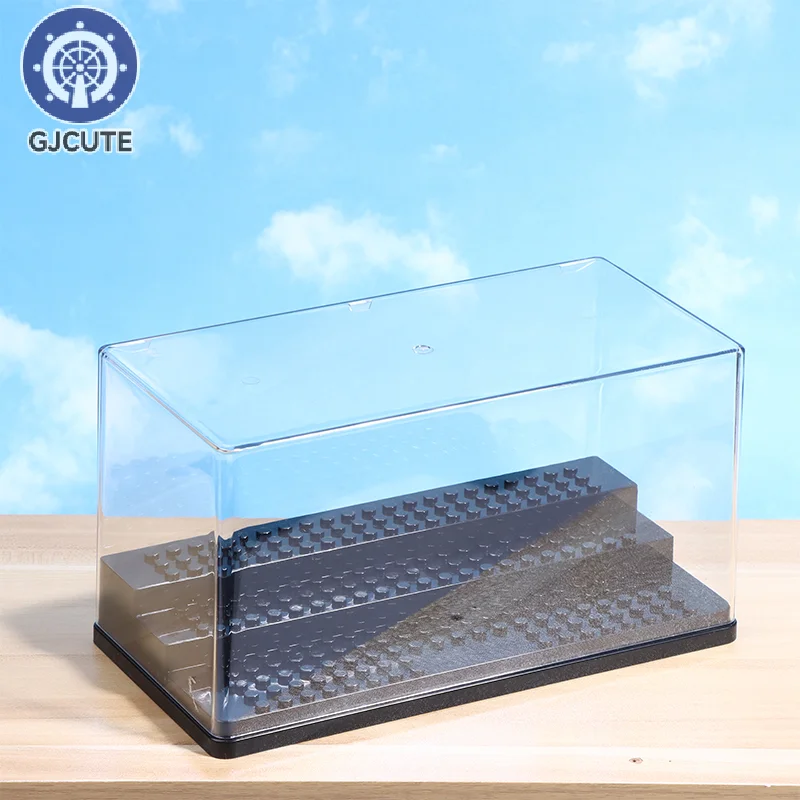 

2/1Pcs Acrylic Minifigures Display Case Stackable And Dustproof Building Block Display Box For Action Figure Toys Storage