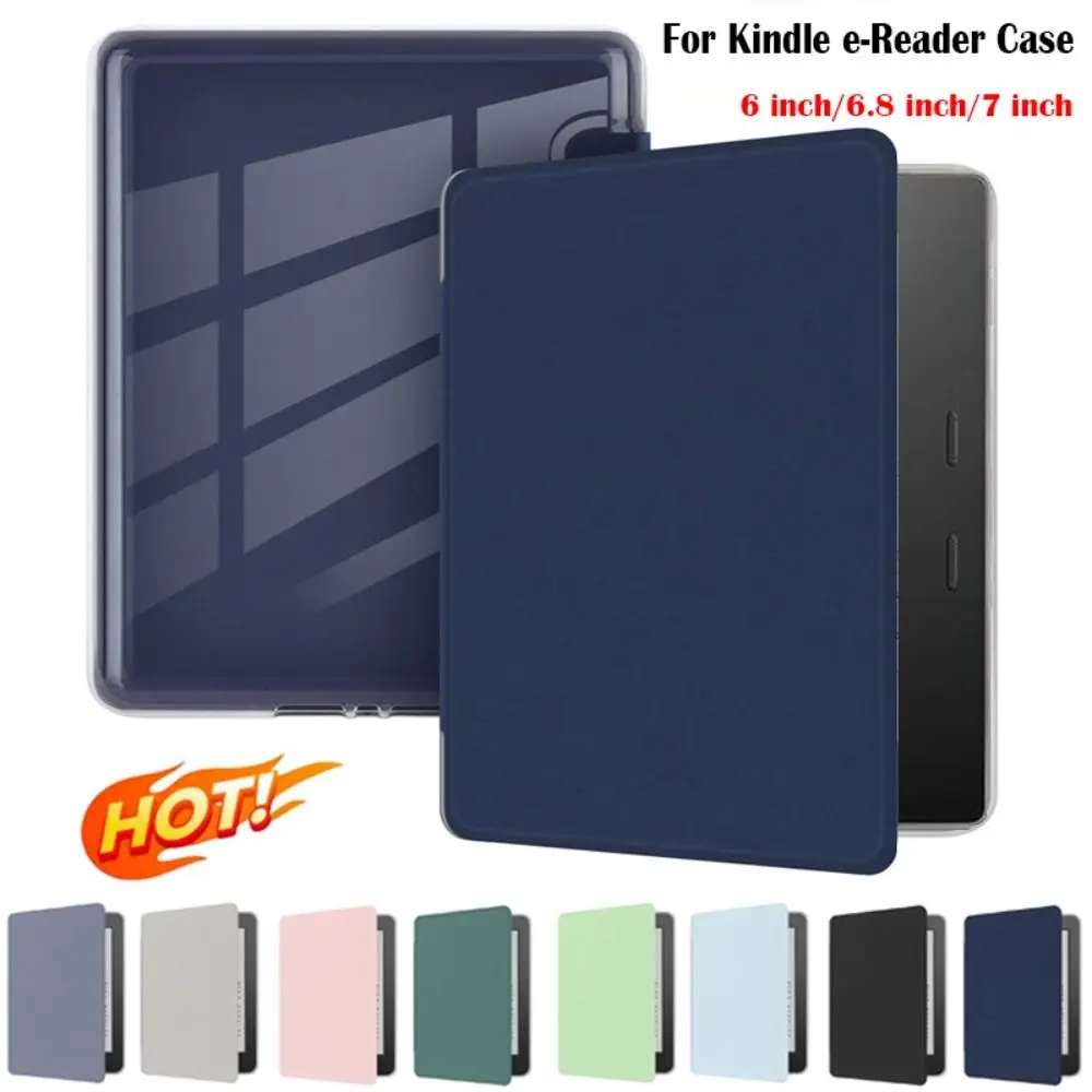 

For Kindle Paperwhite 1/2/3/4/5 2024 12/11/10th Gen 6 6.8 7 inch e-Reader Case Acrylic Auto Sleep/Wake SA568B C2V2L3 Folio Cover