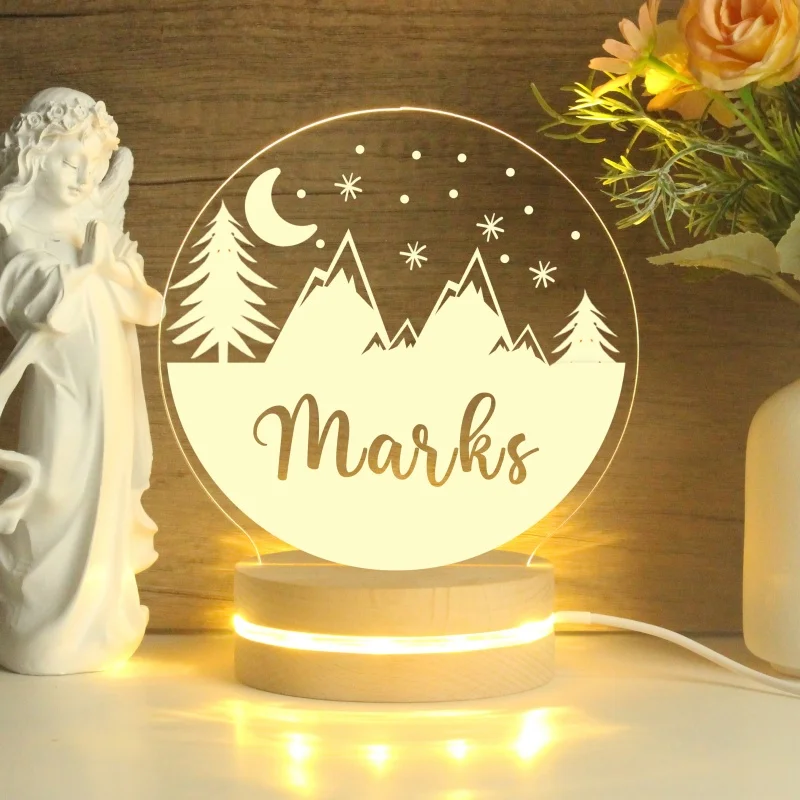 Custom Name Night Light,Personalized Gift for Baby,Baby Night Light,Baby Gift,Personalized Gift for Kids,Kids Room Decor