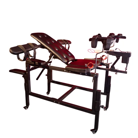 Large Restraints Chair Machine Handcuffs Bondage for Couples Sex Sofa BDSM Pillory for Men Women Kneeling Climbing Chair