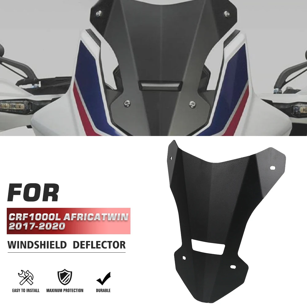 

Motorcycle Windshield Deflector Touring Windscreen Wind Fairing Accessories For Honda CRF1000L Africa Twin CRF 1000 L 2016 -2019