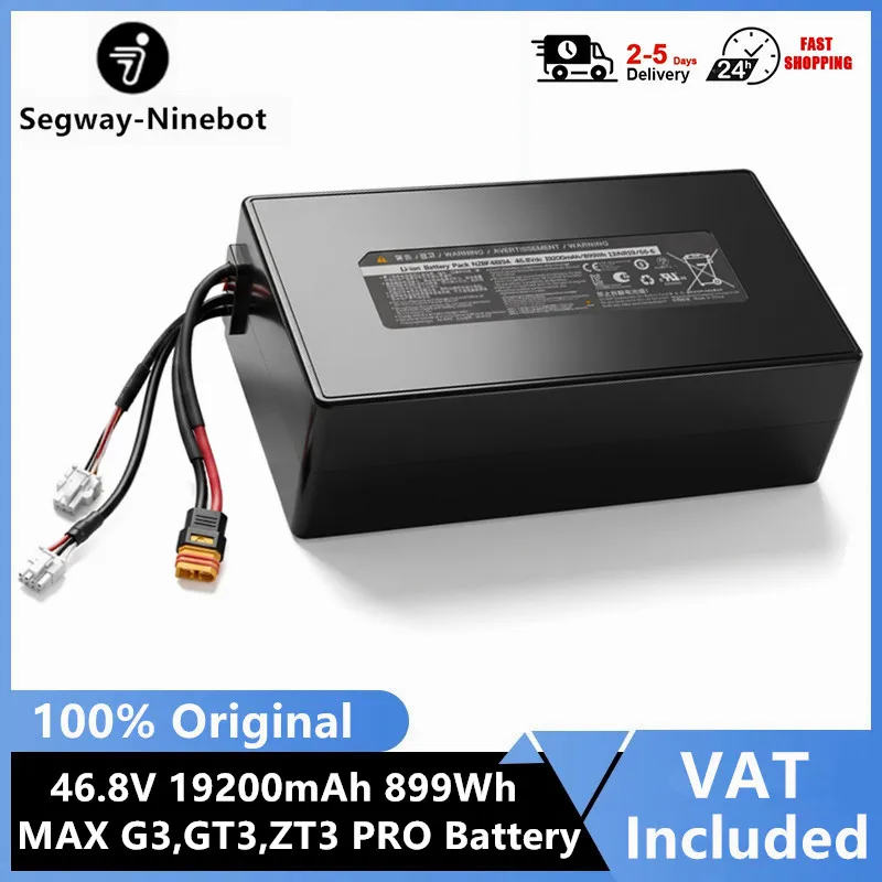 Image of EU-Lager: Original-Li-Ionen-Akku für Ninebot by Segway Max G3/GT3/ZT3 Pro Elektroroller, 46,8 V, 19200 mAh, 899 Wh, zur Verlängerung der Reichweite.
