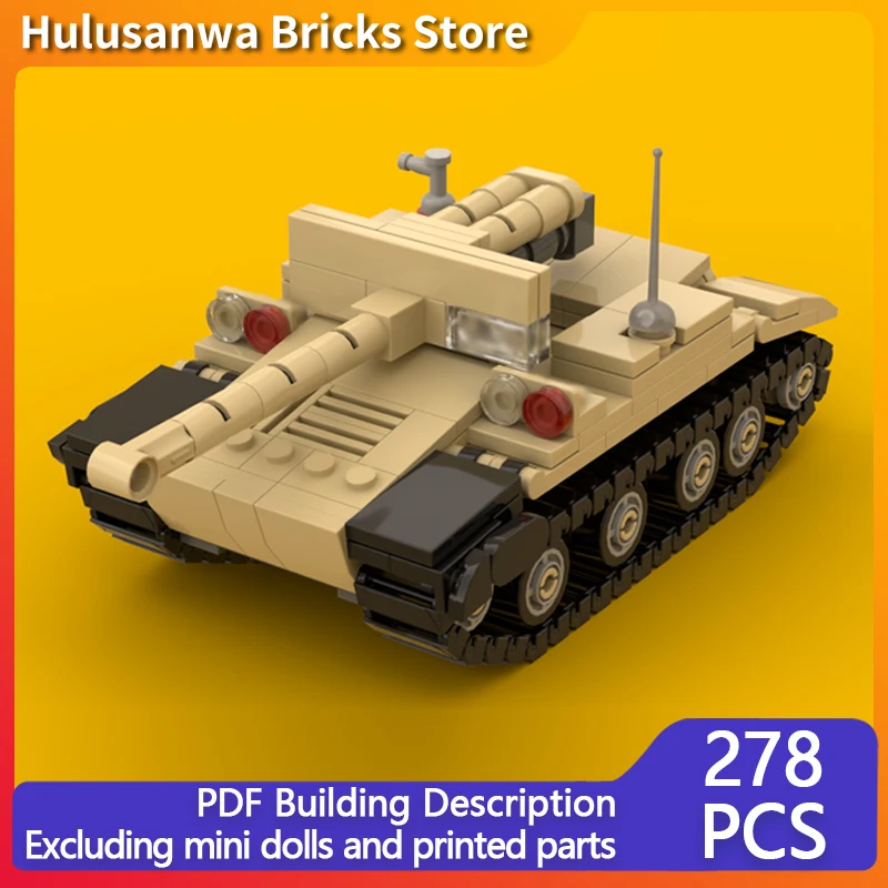 

M56 Scorpion Anti-Tank Gun Model MOC Building Bricks War Equipment Modular Technology Gifts Holiday Assemble Children Toys Suit