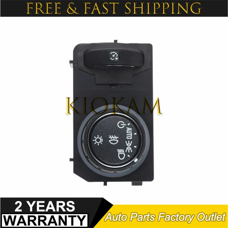 New 84448511 84154108 23187804 Headlight Fog Light Switch for Chevrolet Silverado Suburban Tahoe GMC Sierra Yukon Yukon XL