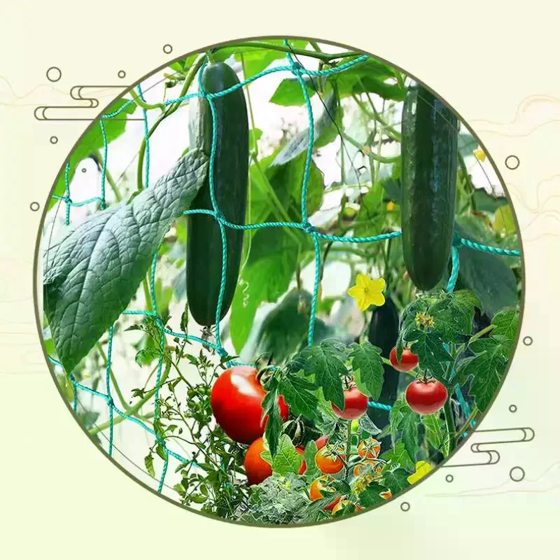 [MA]1Pack Green Nylon Garden Trellis Netting For Climbing Plants Heavy Duty Mesh Net For Cucumber Tomato Grapes[MA]