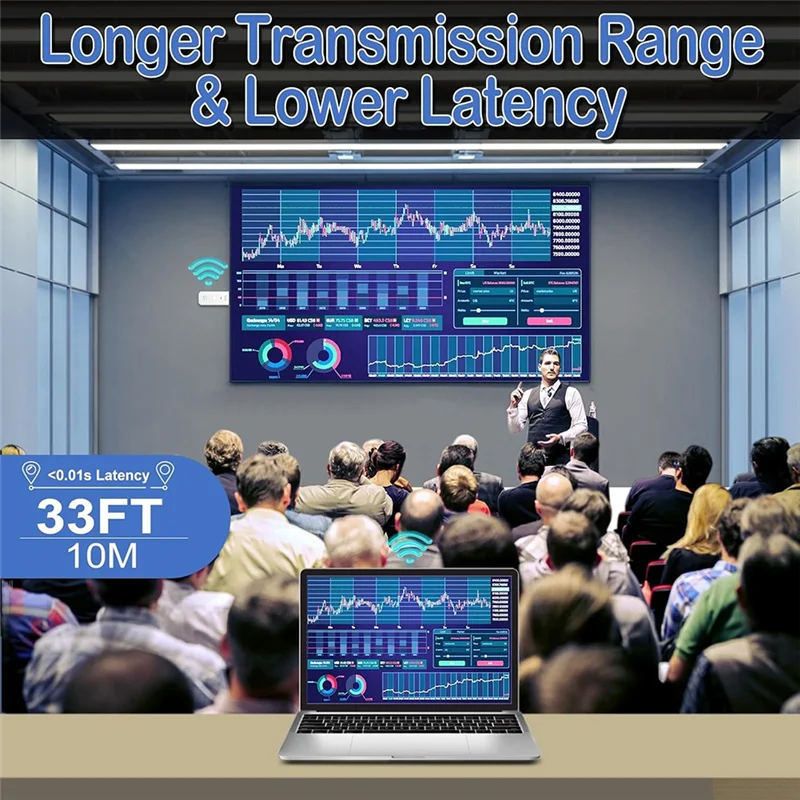A73E-Transmitter And Receiver 2-In-1 Video Transmission Equipment Screen Sharing Device