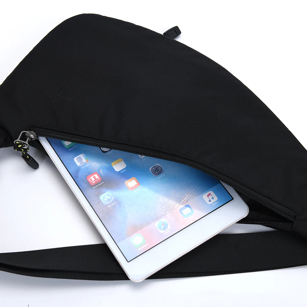 

Men Chest Bag Lightweight Nylon Shoulder Bag Anti-theft Sling Daypack Small Zip for Travel Hiking for Sports Cycling for Outdoor