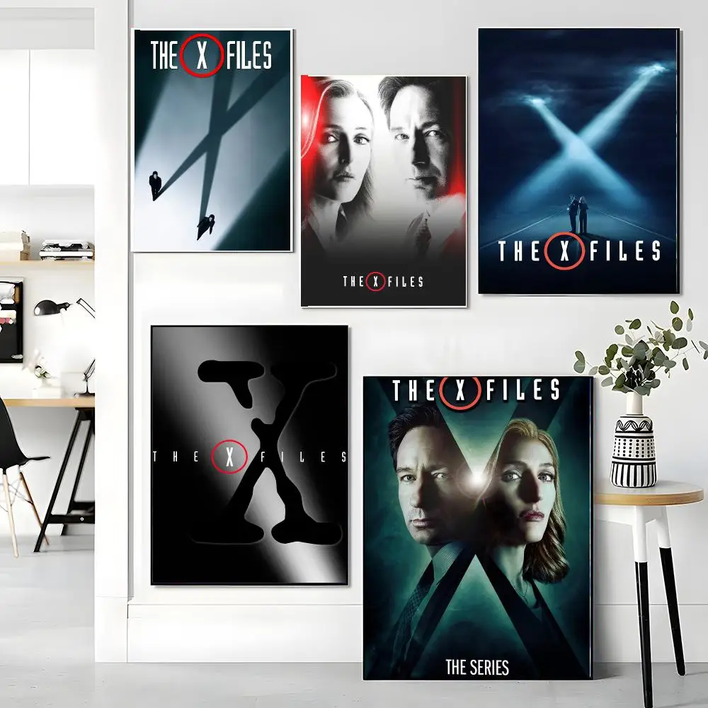 tv series T-The X Files-S Painting Calligraphy Boho Botanical Decor for Living Room Elegant Home Style