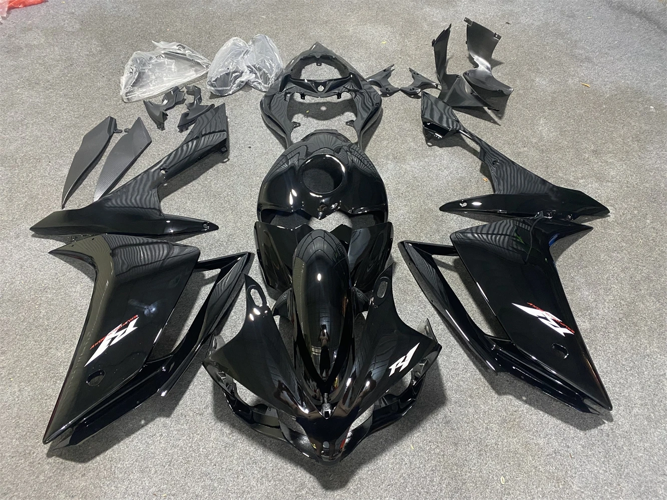 Motorfiets volledige kuip kit fit voor Yamaha YZF YZFR1 07 08 R1 2007 2008 Body Shell Kit ABS Plastic stroomlijnkappen carrosserie kits