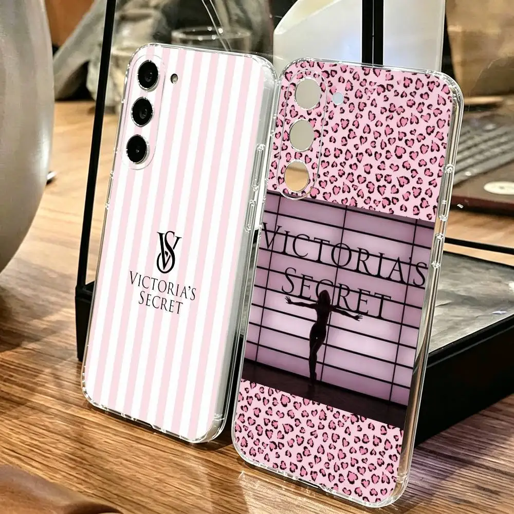 Модный прозрачный чехол для телефона S-Secret V-Vic-torias для Samsung A10,12,20,21S,30,31,40,50,51,52,70,71