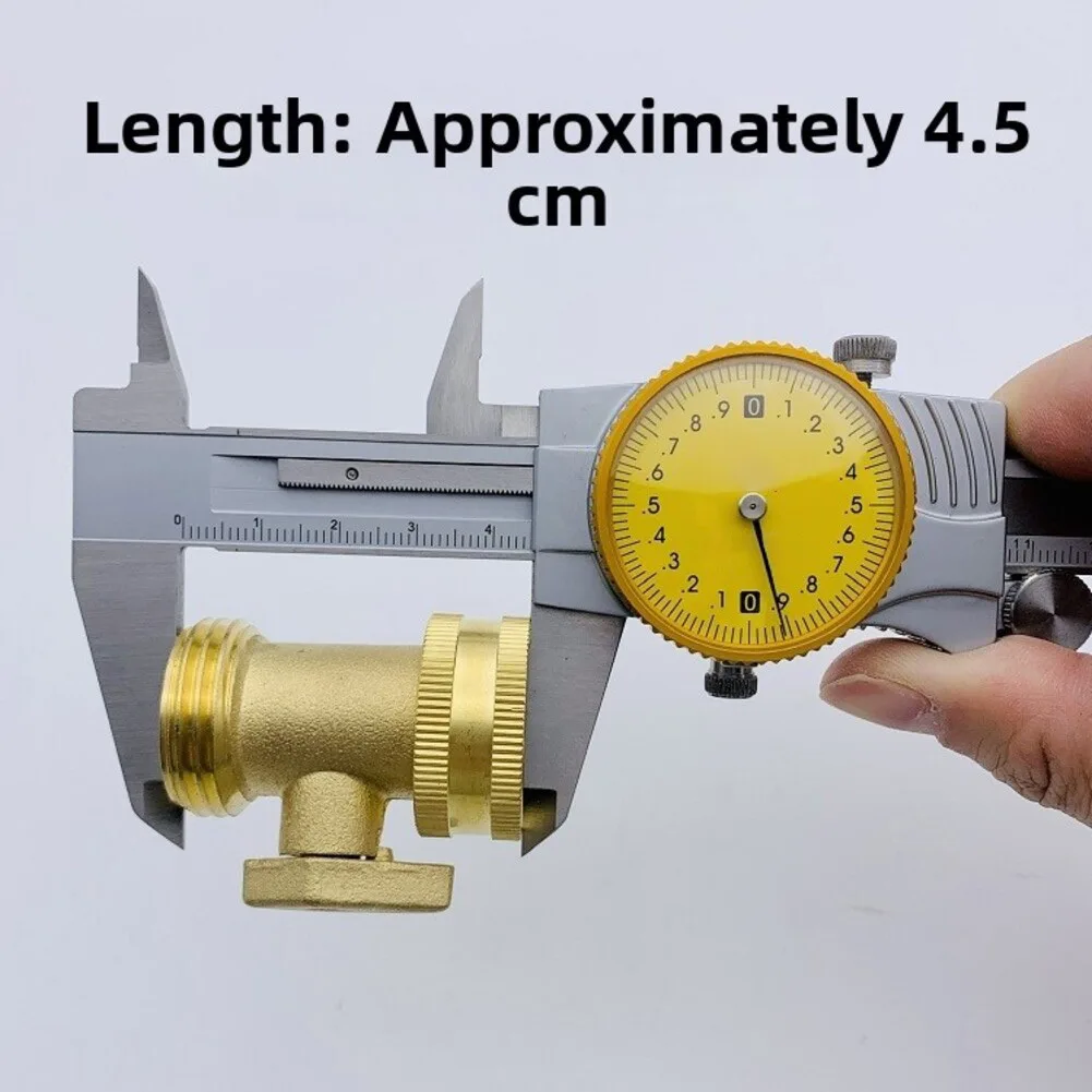 1 Set Connector And Nozzle Heavy-Duty Brass Garden Nozzle: Adjustable High-Pressure Hose Sprayer Garden Washer Accessories