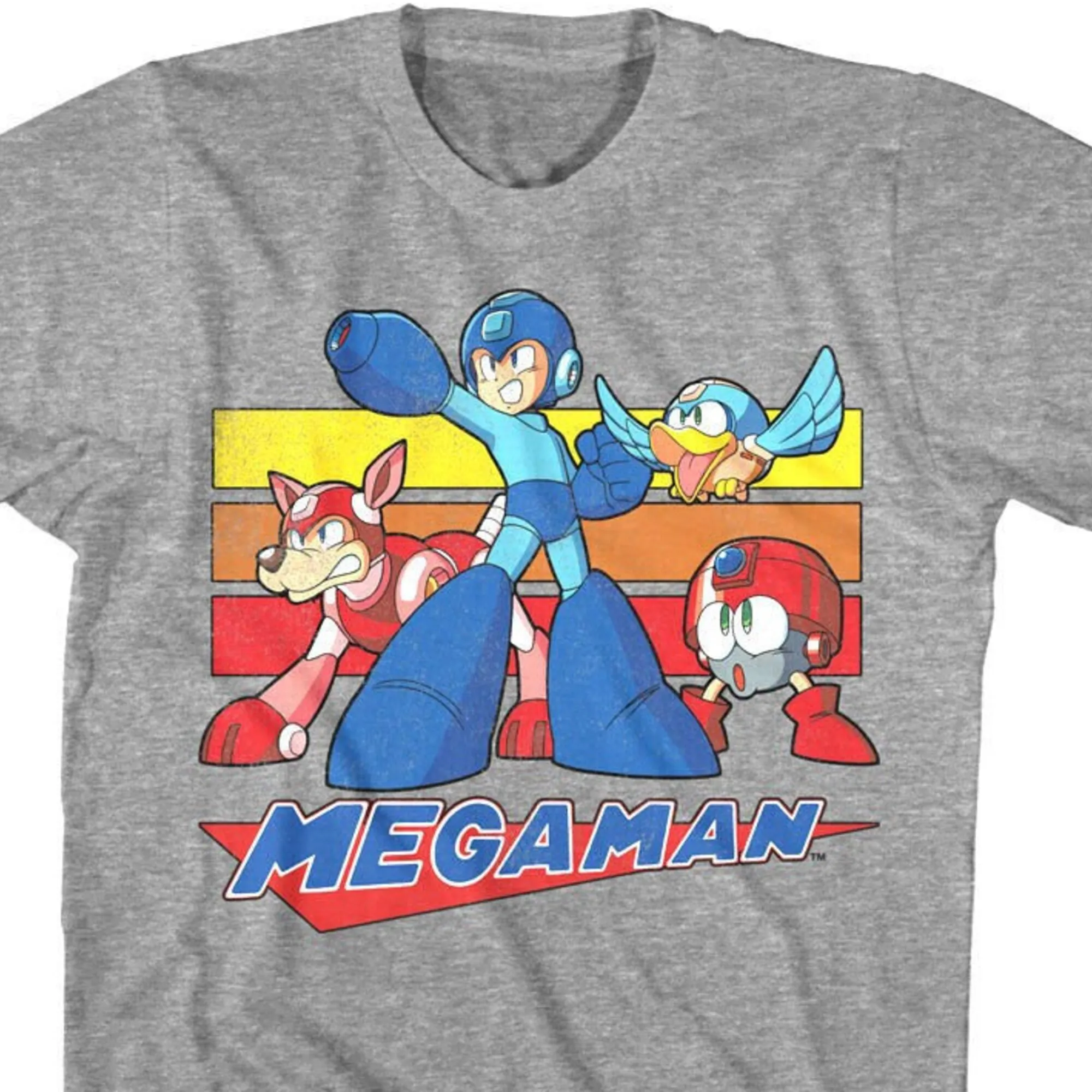Мужская футболка Megaman в стиле ретро