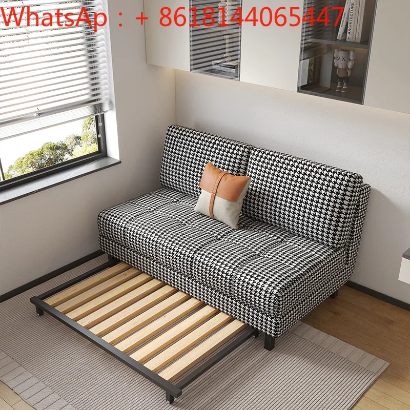 Folding sofa bed study sitting and sleeping integrated variable bed straight row  simple bedroom small multi-functional dual-use