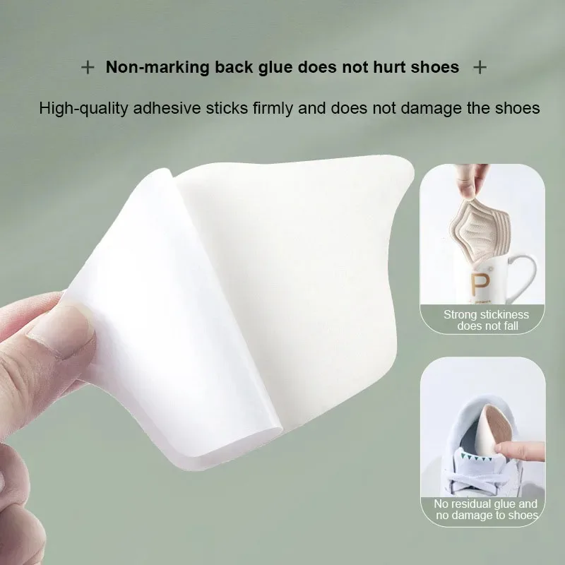 4 Pairs Insoles For Sport Shoes Men Adjustable Size Antiwear Feet Pad Women For Shoes Heels Insoles Protector Sticker Inserts image 5