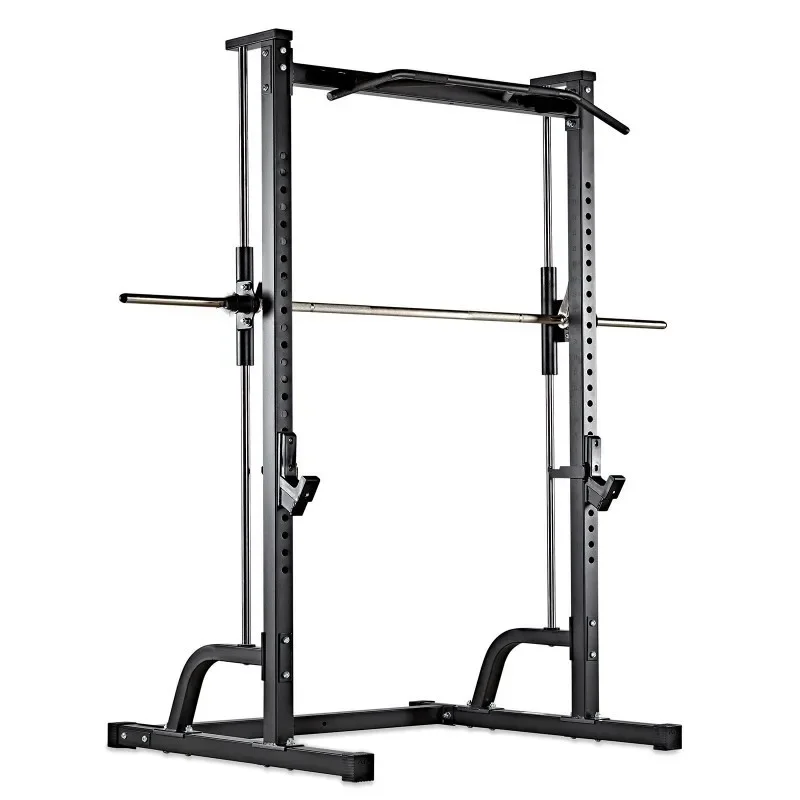 Smith Machine Squat Rack Pull-Up Trainer Multi-Functional Squat Bench Press Barbell Rack Strength Training Equipment