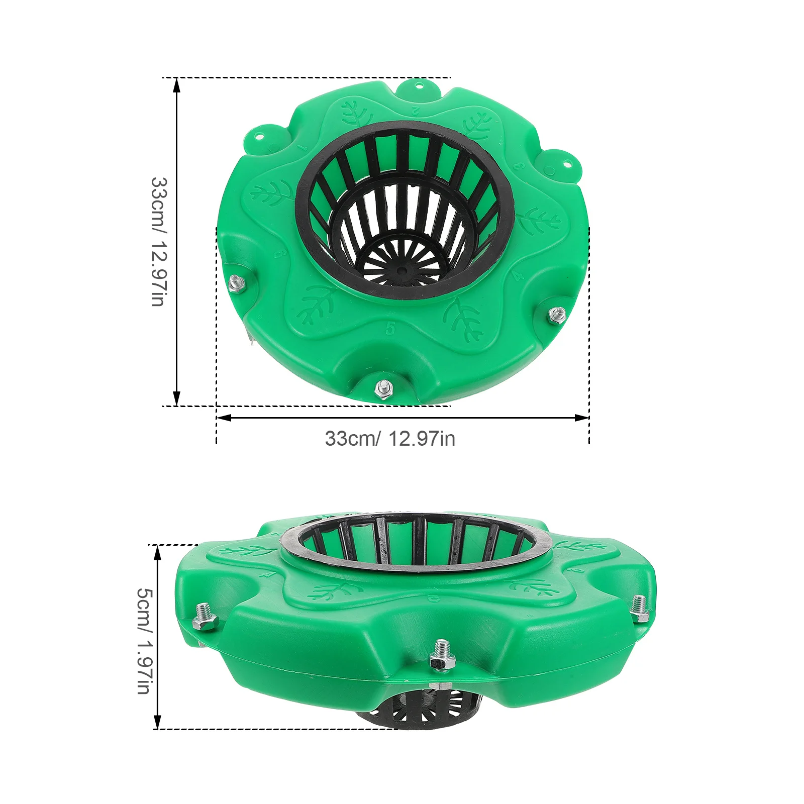 6 قطعة سلال زراعة بركة الجزيرة العائمة المائية الأواني المائية مجموعات مقاومة للطقس لبرك البحيرات والحدائق المائية