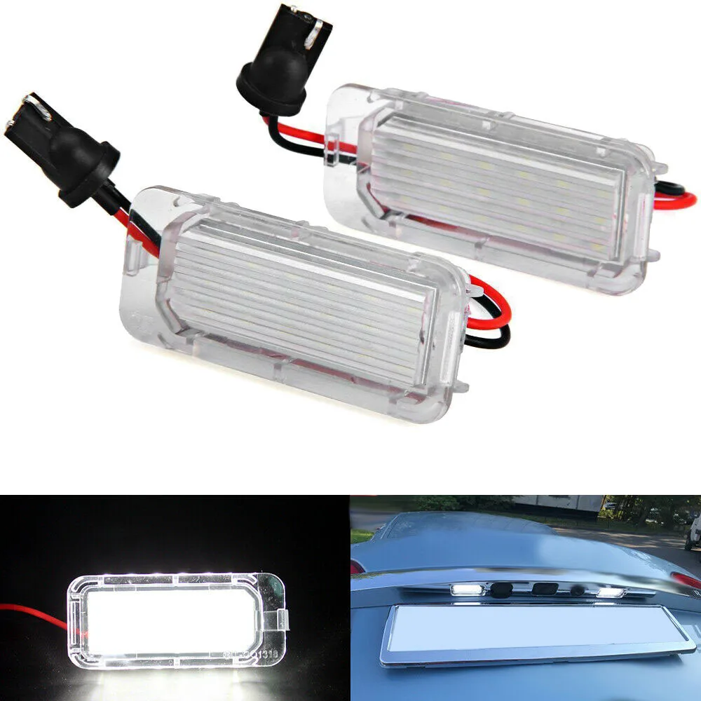 Luz LED para matrícula de coche, accesorio para Jaguar XF X250 XJ X351