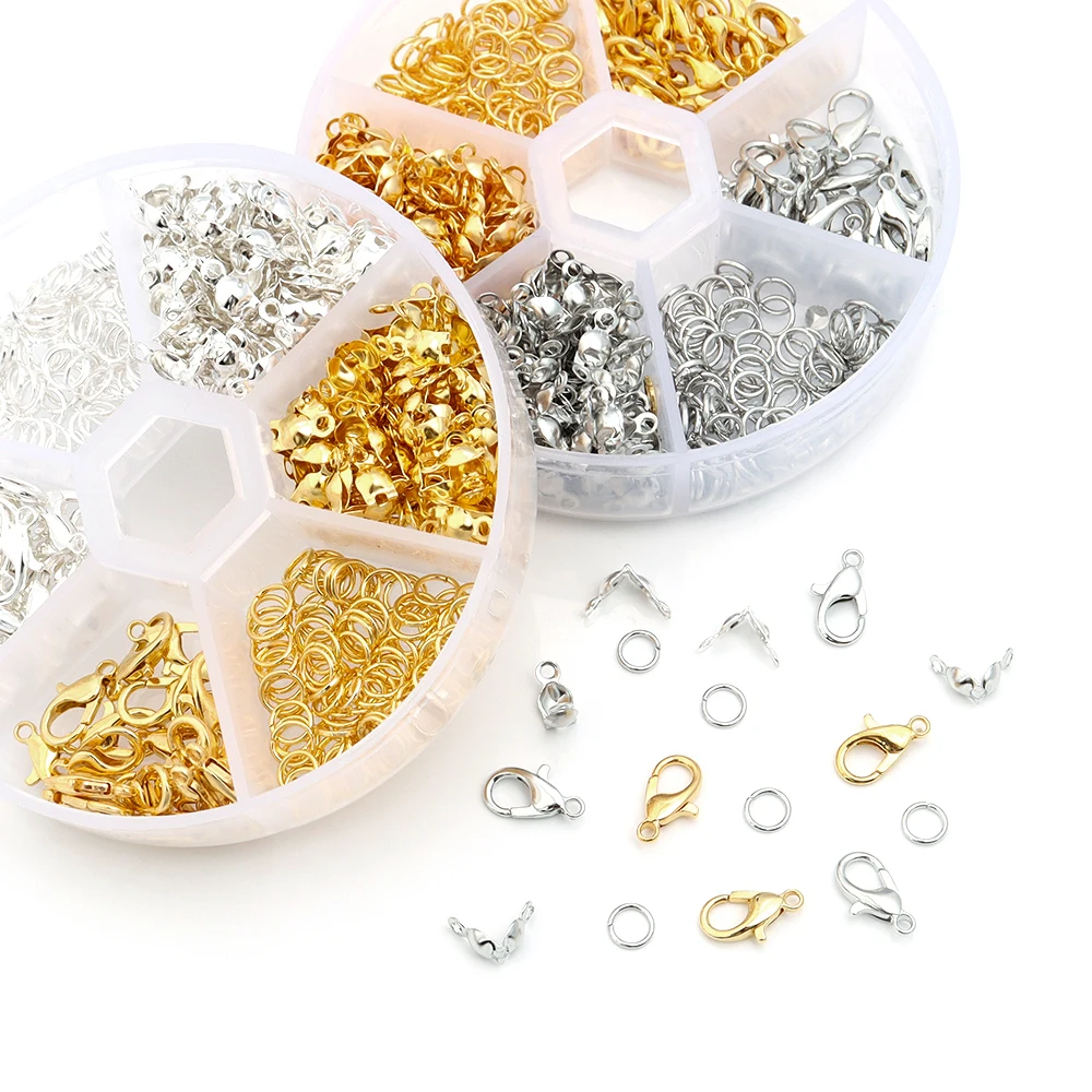 450pcs/box 2 Colors Lobster Cl - Jewelry Making Box recension och pris