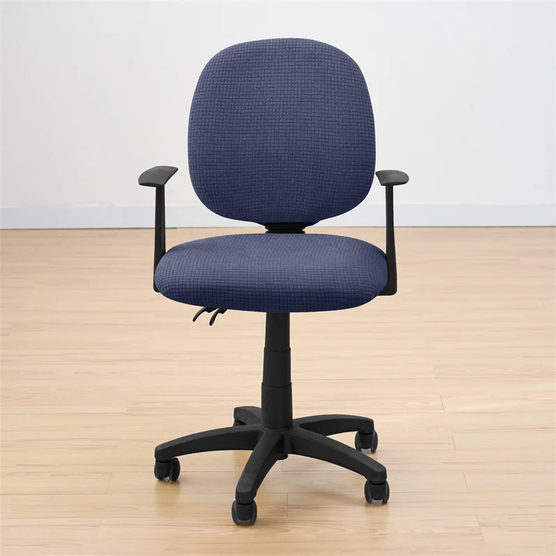2 teile/satz Wasser Abweisend Büro Stuhl Abdeckung Polar Fleece Stretch Computer Stuhl Schonbezüge Rotierenden Gaming Sitz Abdeckung Schutz – Detail 11