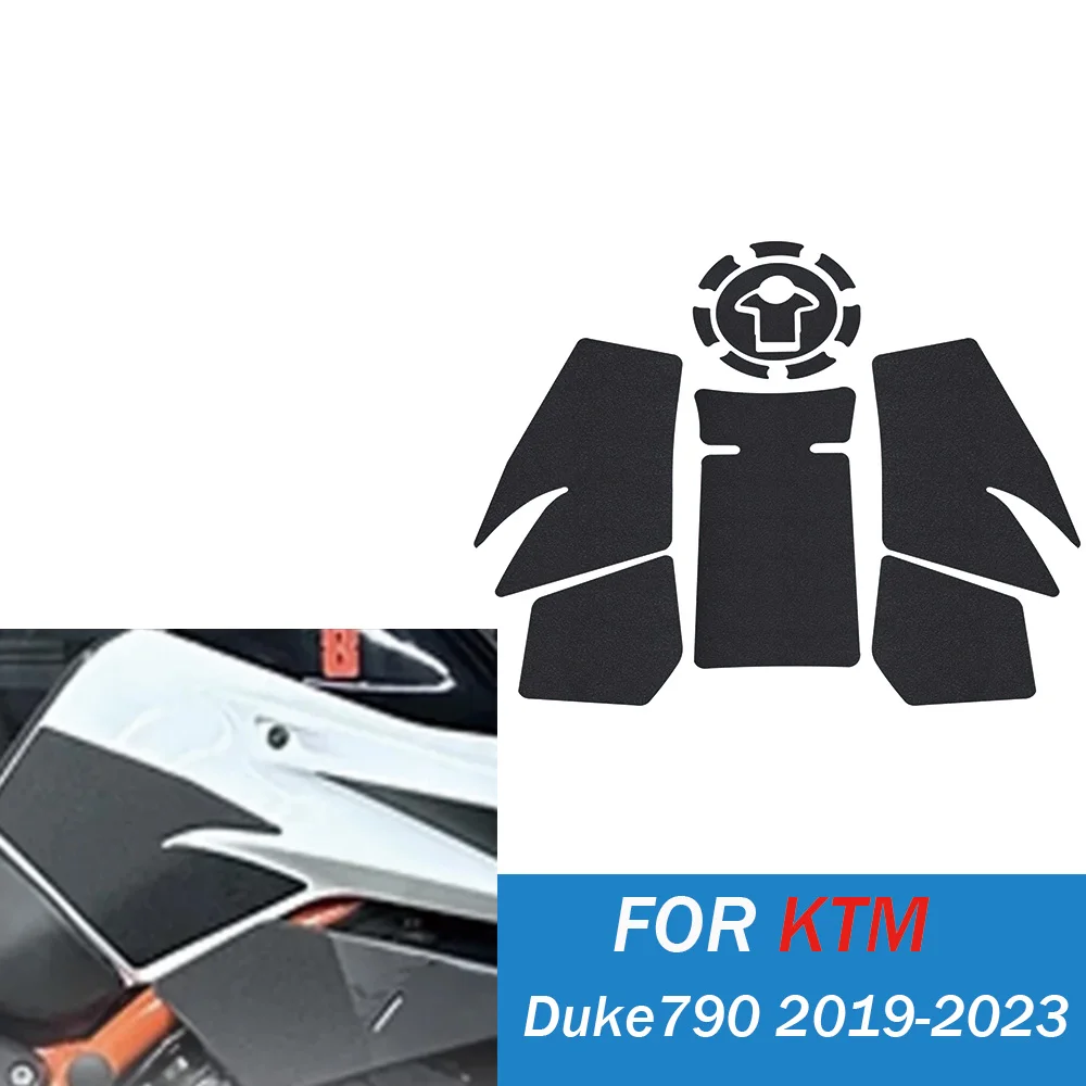

For Duke 790 Tank Traction Side Pad Gas Fuel Knee Grip Decal For KTM Duke790 2018-2022 Model Motorcycle Sticker Accessory