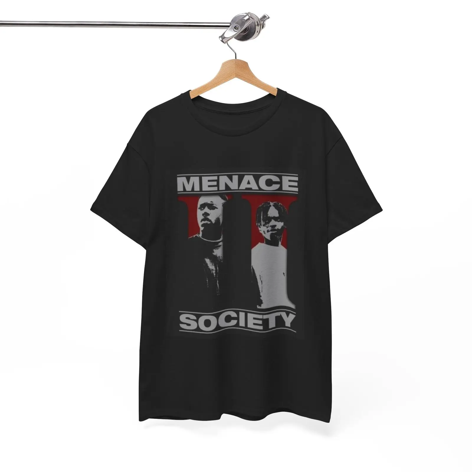 

Menace To Society Tshirt Vintage Movie Poster California Retro Unisex Heavy