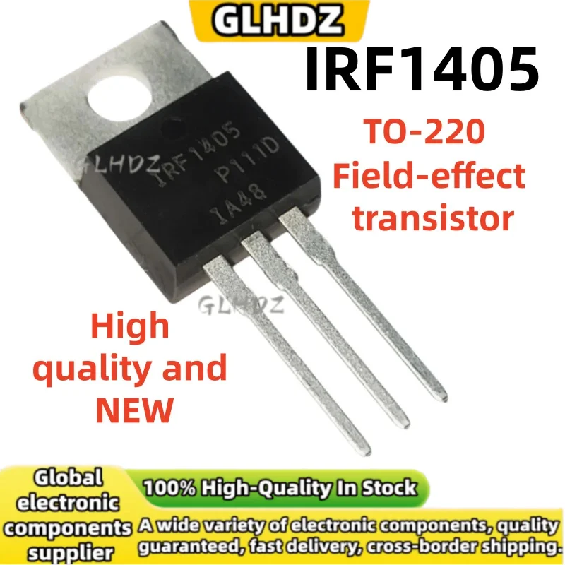 Original 10-100PCS IRF1405 TO-220 Field-effect transistor High quality and NEW spot goods