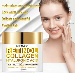 Retinol Face Cream Moisturizing Repairing Nourishing Smooth Wrinkles Firming Lifting Collagen Skin Care Cosmetic Products