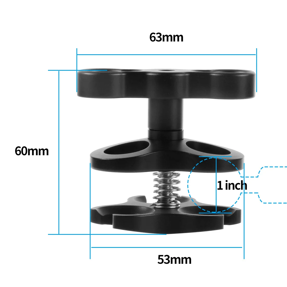 Verbesserte Schmetterling Clip Clamp Tauchen Licht Arm Ball Kopf Mount Adapter für DSLR Sport Action Video Kamera Stativ Halterung Klemme – Detail 19